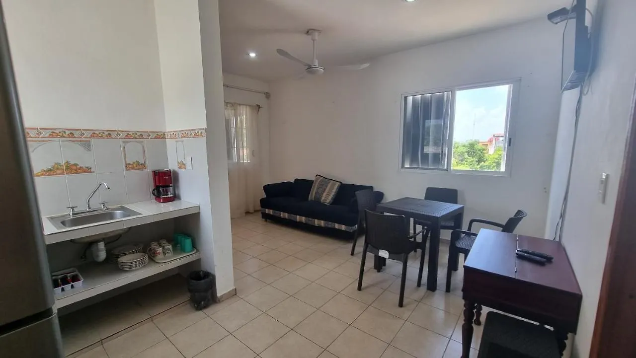 A Una Calle Del Ado 5Ta Avenida Playa del Carmen Apartament
